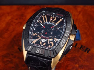 Pre owned and Vintage FRANCK MULLER Grand prix rose gold full