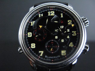 Pre owned and Vintage BLANCPAIN LEMAN GMT ALARM watch