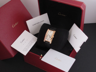 CARTIER Americaine grand modele full set  Tank