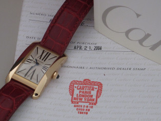 CARTIER Americaine XL rose gold full set  Tank