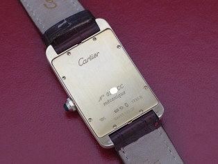 CARTIER americane  mecanique yellow gold 18k CPCP full set & Collector  Tank
