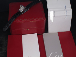 CARTIER Basculante hand-wound mechanical with box & paper - 1 Cartier serviced  Tank