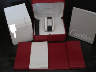 CARTIER Basculante hand-wound mechanical with box & paper - 1 Cartier serviced  Tank