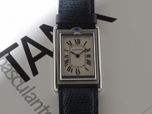 CARTIER Basculante hand-wound mechanical with box & paper - 1 Cartier serviced  Tank