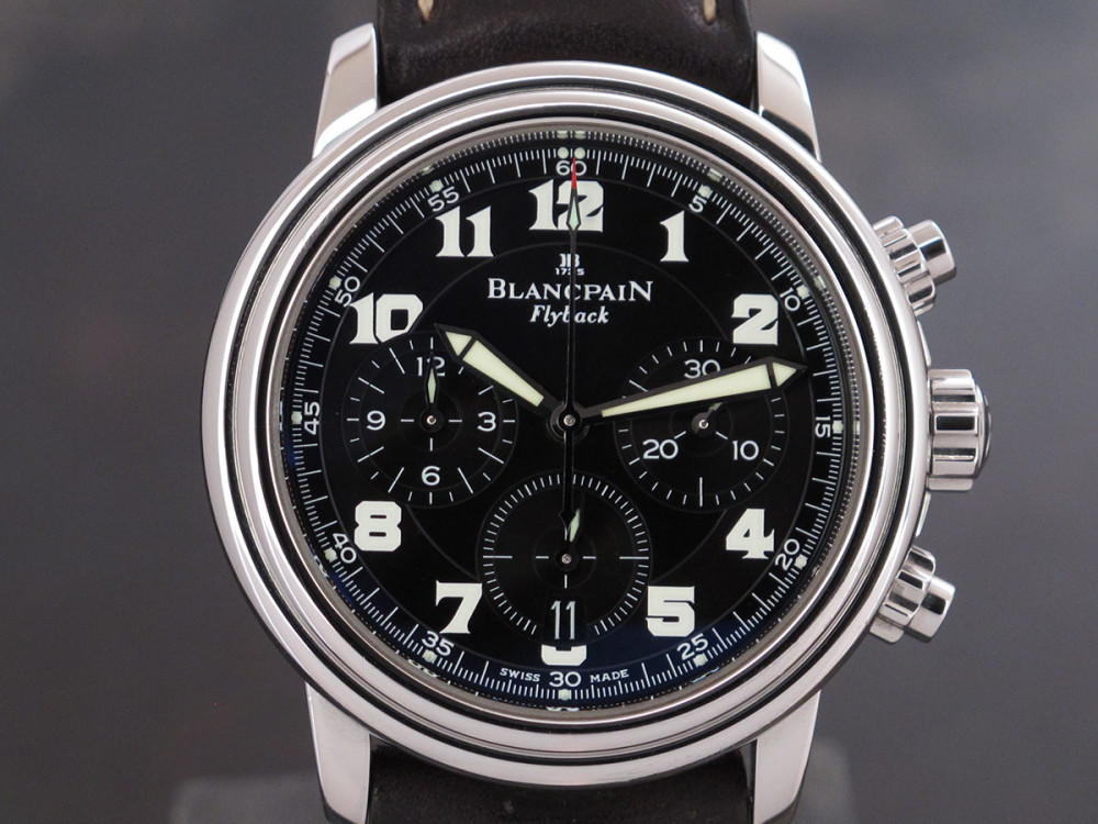 BLANCPAIN Chrono fly-back with original box & paper  Leman