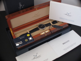 BREGUET Enamel blue dial unused full set 5177BB/2Y/9V6 Classique