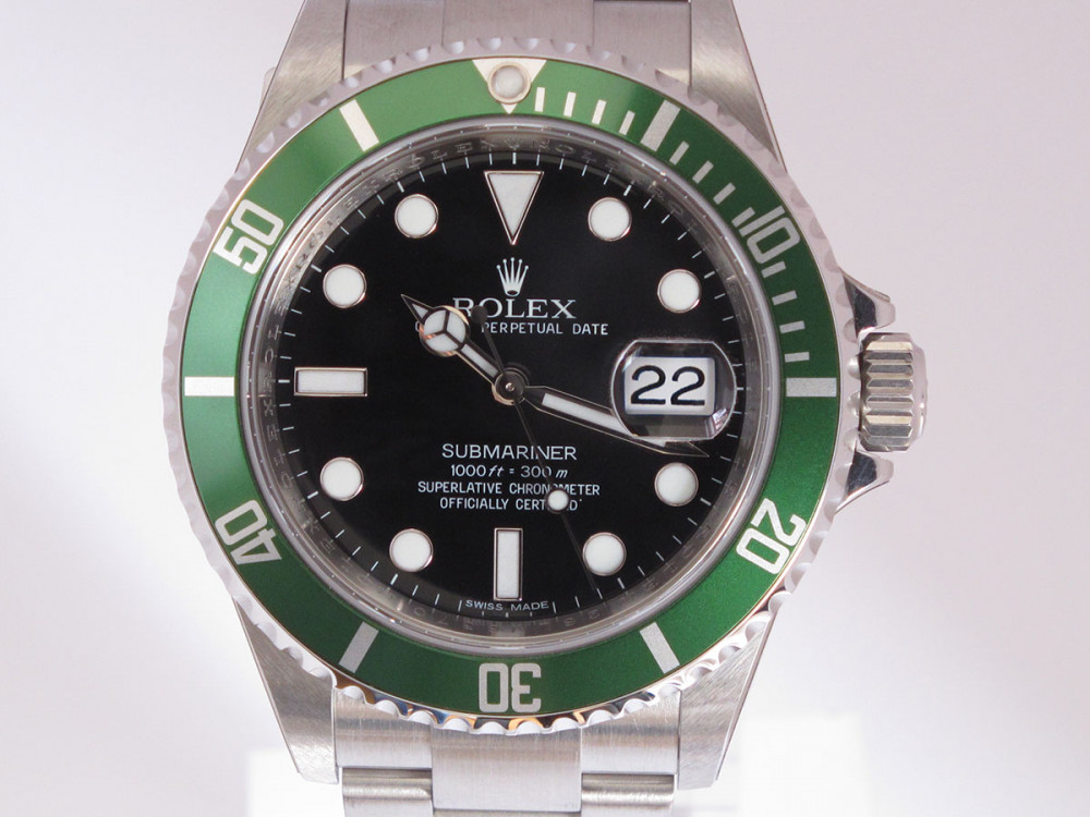 ROLEX green 1 of 1 - unique piece full set N.O.S. Submariner