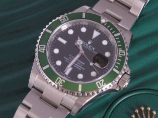 ROLEX green 1 of 1 - unique piece full set N.O.S. Submariner