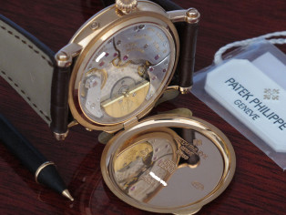 PATEK PHILIPPE Officer back rose gold full set +++ Men complications