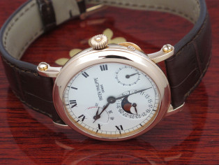 PATEK PHILIPPE Officer back rose gold full set +++ Men complications